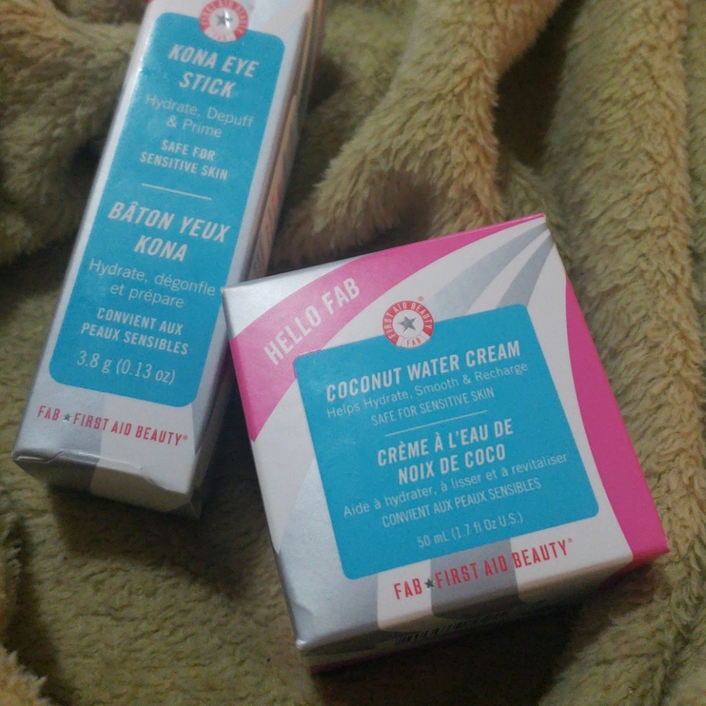 First Aid Beauty coconut cream line